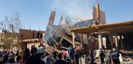 البيض: إيداع 8 أشخاص الحبس المؤقت في قضية انفجار الغاز