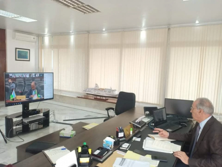لزهر هاني : سيتم إنجاز خريطة موحدة للخط العابر بين الدول العربية وفق مقاييس ومعايير موحدة .