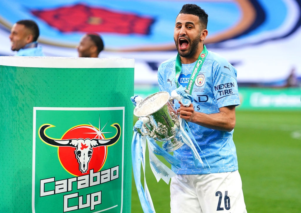 رجل المباراة صائمًا .. محرز يقود مانشستر سيتي للتويج بكأس الرابطة الانكليزية