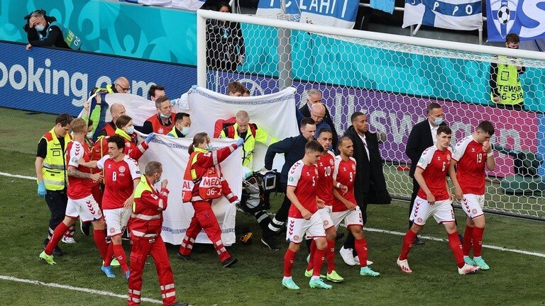 الاتحاد الدنماركي لكرة القدم يكشف اخر التطورات حالة اريكسن