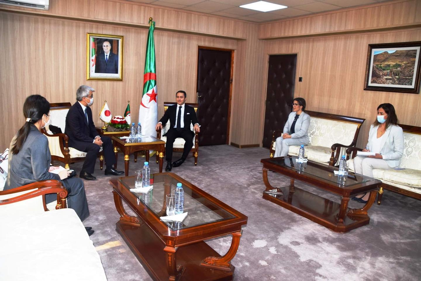 خالدي يستقبل سفير اليابان كونو أكيرا