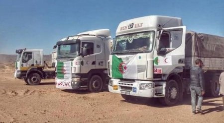 الهلال الأحمر الجزائري :انطلاق قافلة تضامنية لمساعدة مناطق الظل