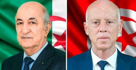 رئيس الجمهورية يتلقى مكالمة هاتفية من نظيره التونسي قيس سعيّد