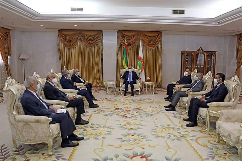 لعمامرة يستقبل بنواكشوط من قبل الرئيس الموريتاني