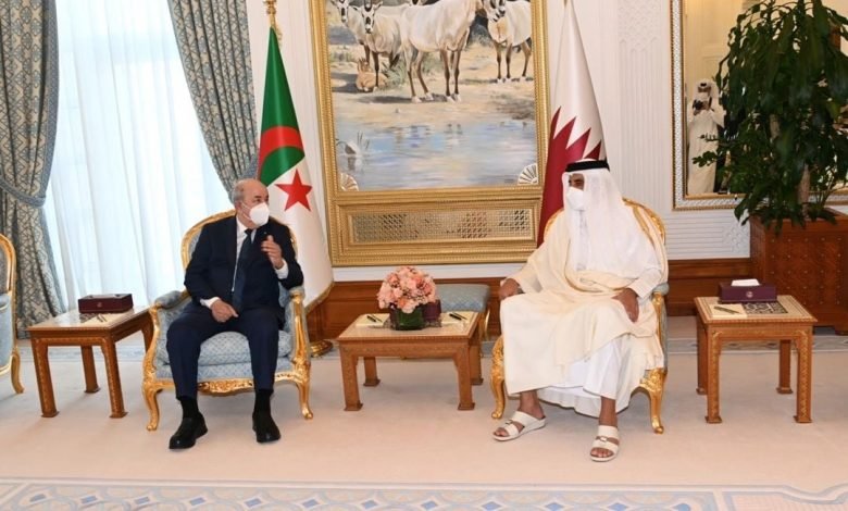 الرئيس تبون يتباحث مع أمير قطر حول مواجهة التحديات التي تواجه المنطقة العربية
