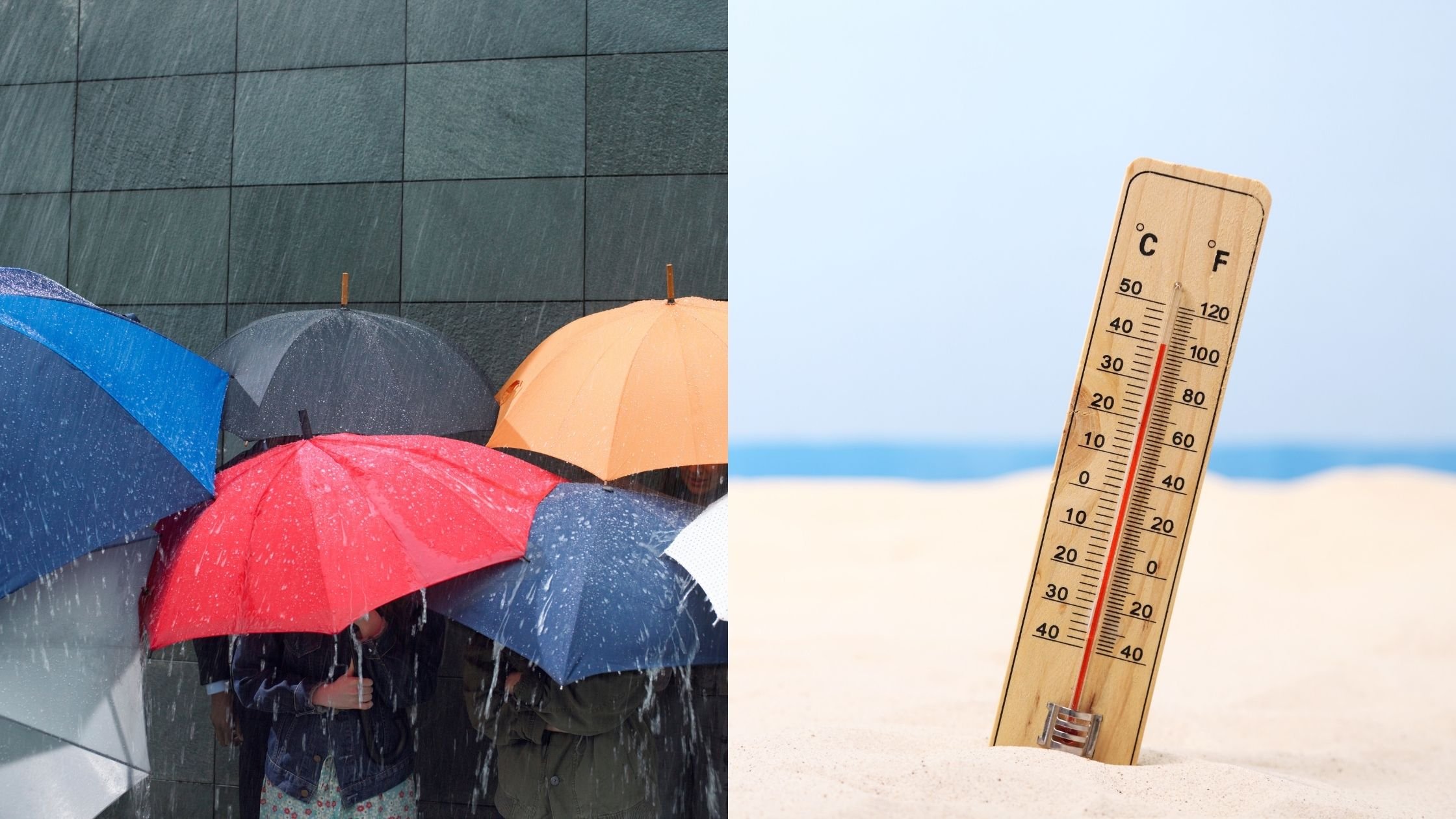 أمطار رعدية و حرارة قياسية تتعدى 48 درجة