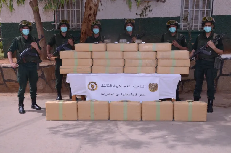 حجز كميات معتبرة من المخدرات أدخلت عبر المغرب