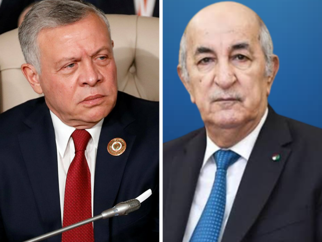 الرئيس تبون يدعو ملك الأردن لحضور القمة العربية