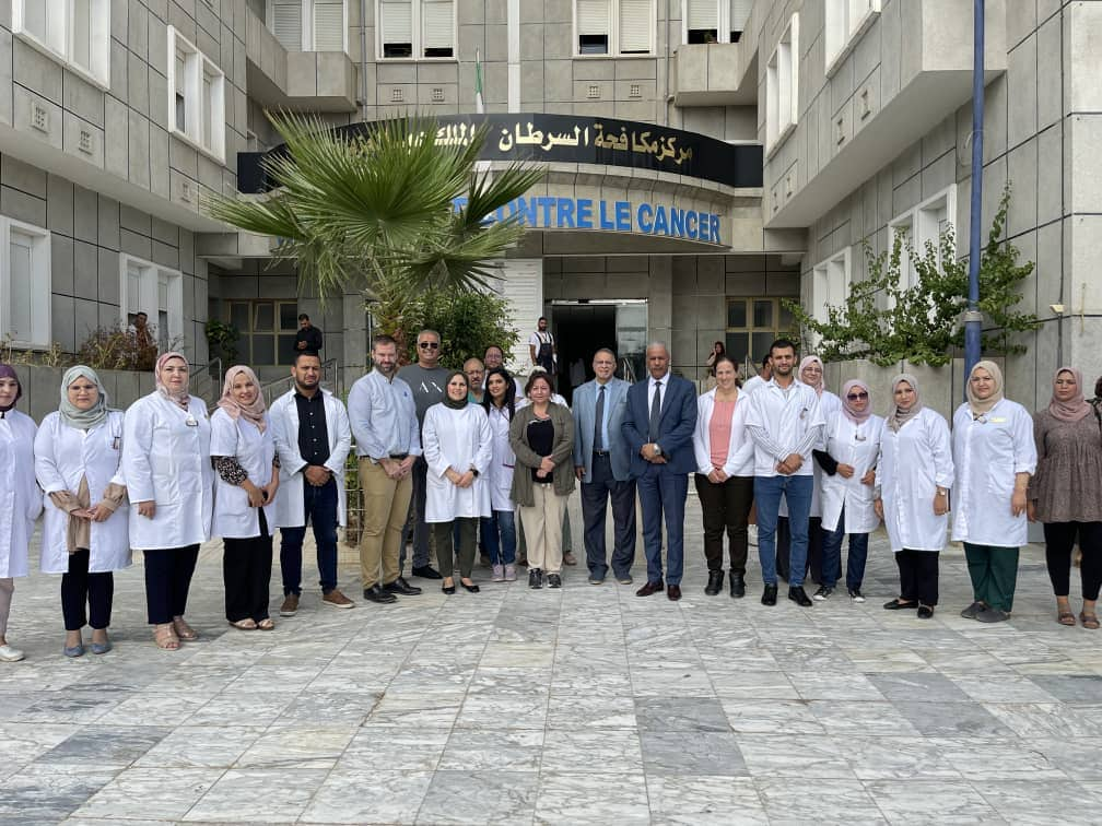 تقنية العلاج الإشعاعي التجسيمي الداخلي و الخارجي لأوّل مرة بعنابة