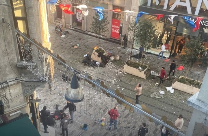 انفجار في منطقة تقسيم وسط إسطنبول يوقع قتلى وجرحى