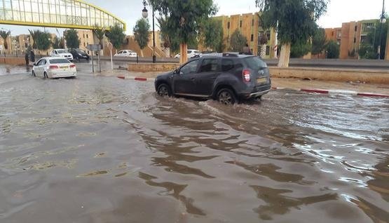 الدرك الوطني ينبه....هذه الطرق مغلقة بسبب إرتفاع منسوب المياه