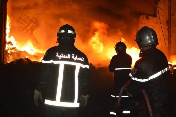 مصالح الحماية المدنية تواصل جهودها لإخماد عملية حرائق الغابات المندلعة