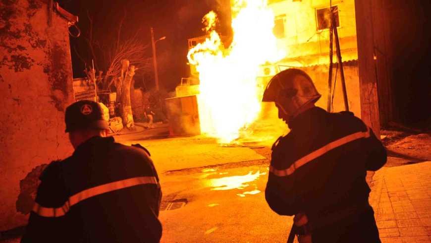 مستغانم: إخماد حريق مصنع تهيئة الاسمنت المسلح