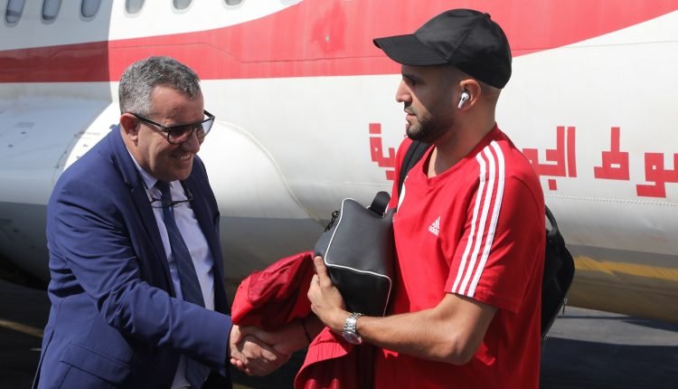 المنتخب الوطني يشد الرحال نحو أبو ظبي لمواجهة المنتخب المصري