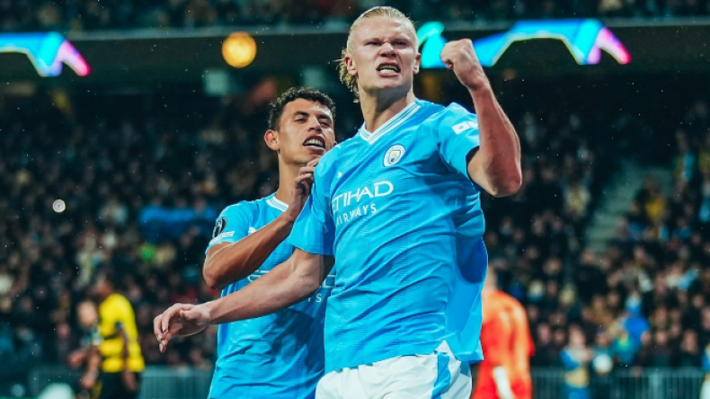 هالاند يحطم الرقم القياسي في دوري أبطال أوروبا
