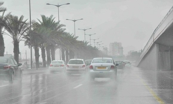 استمرار تساقط أمطار غزيرة اليوم على هذه الولايات