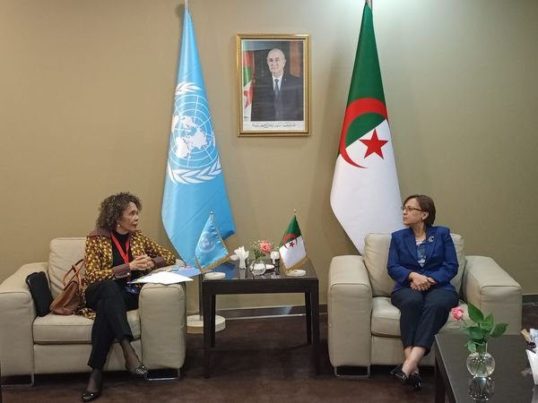 وزيرة التضامن تجري محادثات مع المستشارة الخاصة للأمين العام للأمم المتحدة لشؤون إفريقيا
