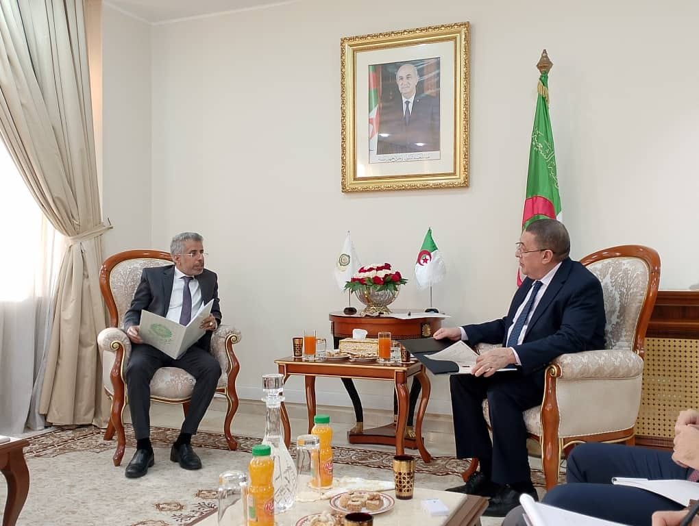 إبراهيم مراد يستقبل الأمين العام لمجلس وزراء الداخلية العرب