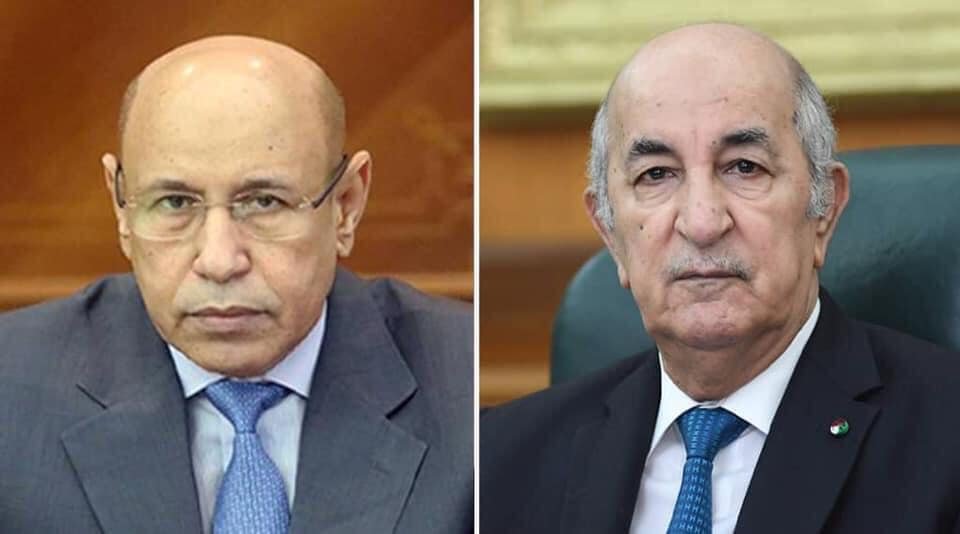 رئيس الجمهورية يجري مكالمة هاتفية مع الرئيس الموريتاني